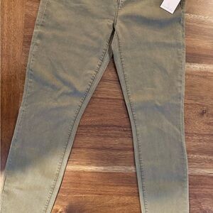 Women’s Olive Skinny Jeans